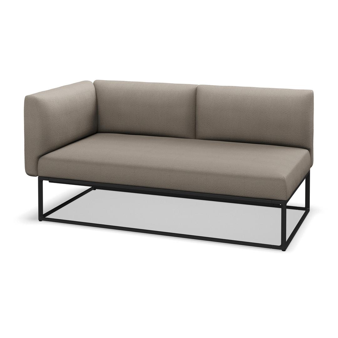 Gloster Maya Upholstered Left End Outdoor Sectional Unit - 60" x 30"