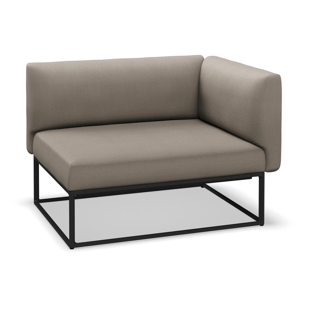 Gloster Maya Upholstered Right End Outdoor Sectional Unit - 40" x 30"