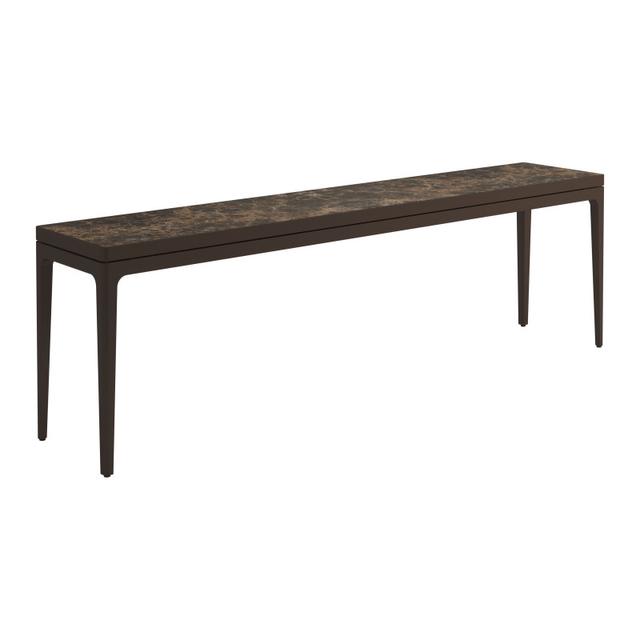 Gloster Grid 81&quot; x 16&quot; Rectangular Console Table