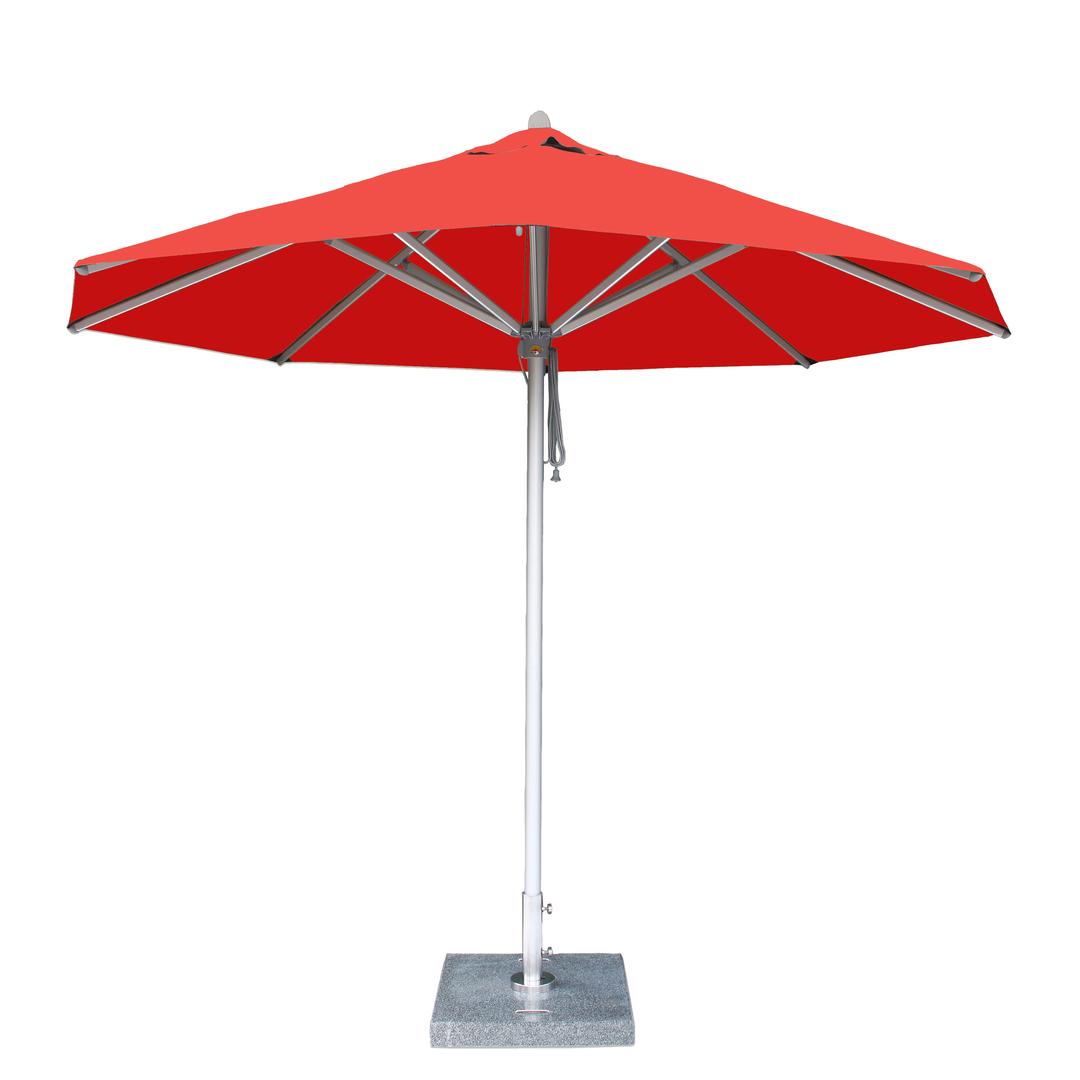 Bambrella Hurricane 10' Round Aluminum Market Patio Umbrella