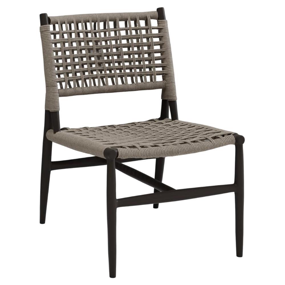 Sunset West Grigio Woven Dining Side Chair