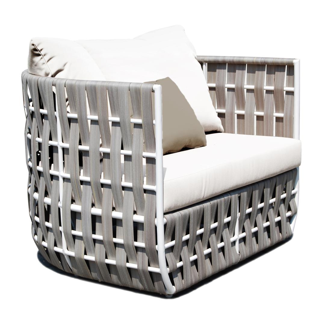 Skyline Design Strips Woven Lounge Chair