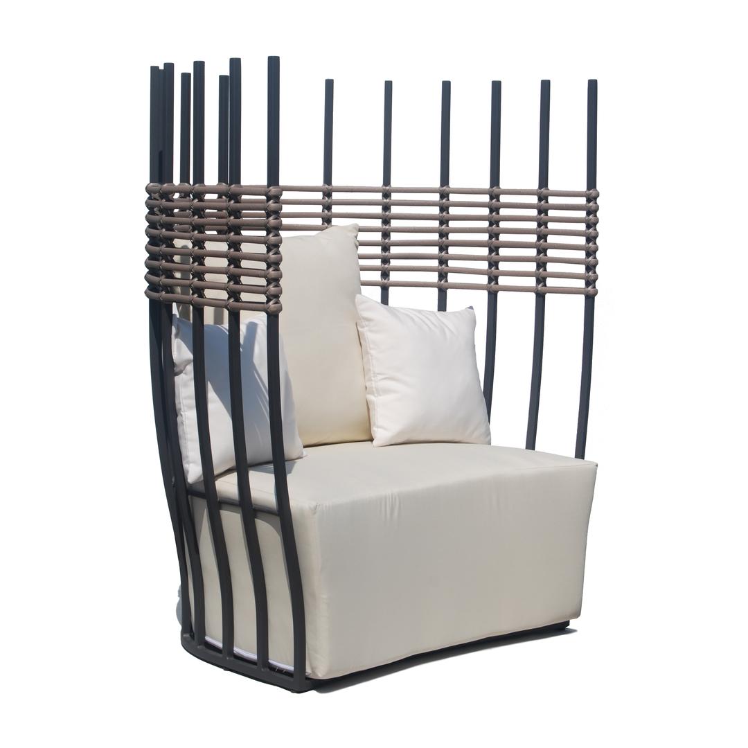 Skyline Design Throne Woven Lounge Chair