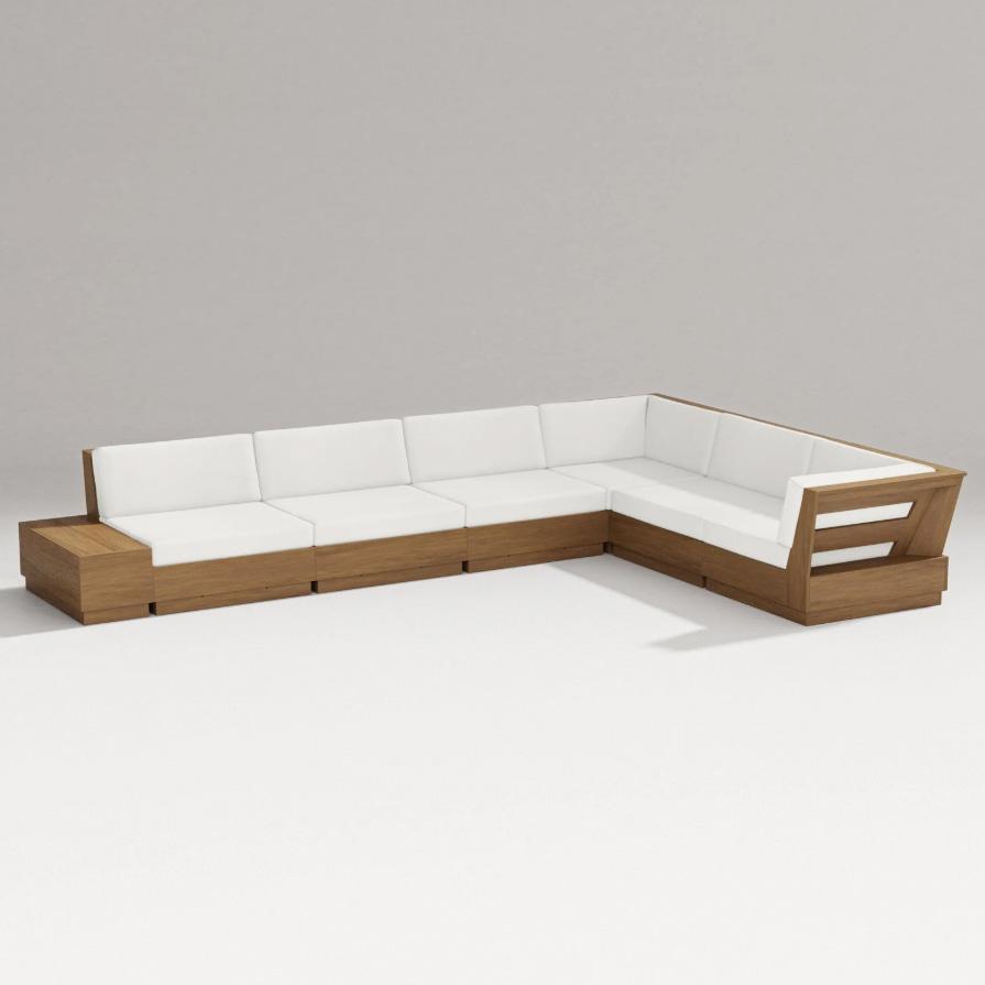 Polywood Elevate 7-Piece Corner Outdoor Sectional Set