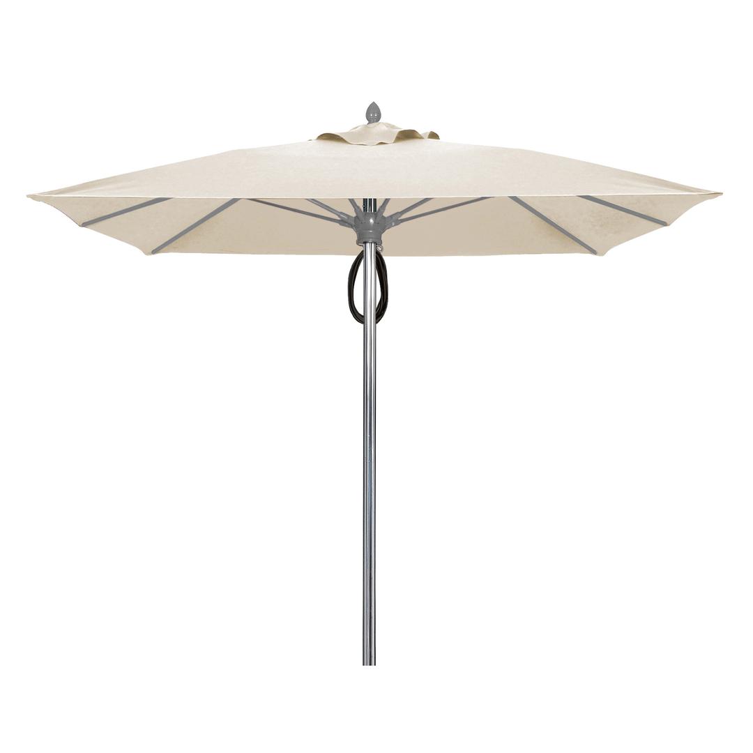 FiberBuilt Oceana 7.5' Square Aluminum Commercial Market Patio Umbrella