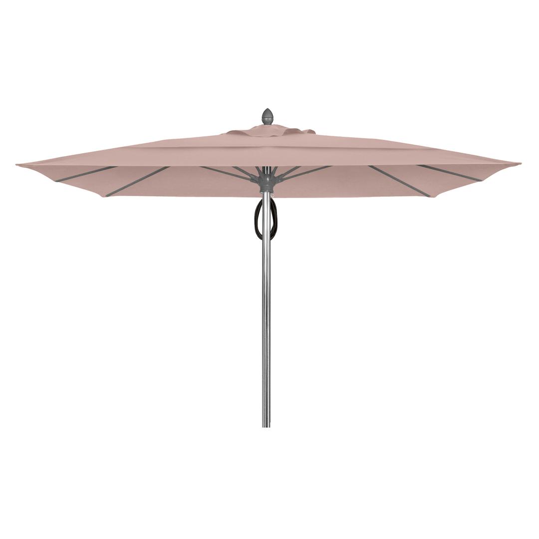 FiberBuilt Riva 10' Square Aluminum Commercial Market Patio Umbrella
