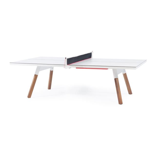RS Barcelona You and Me Standard White Indoor/Outdoor Ping Pong Table
