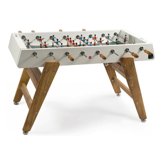 RS Barcelona RS3 Wood White Indoor/Outdoor Foosball Table