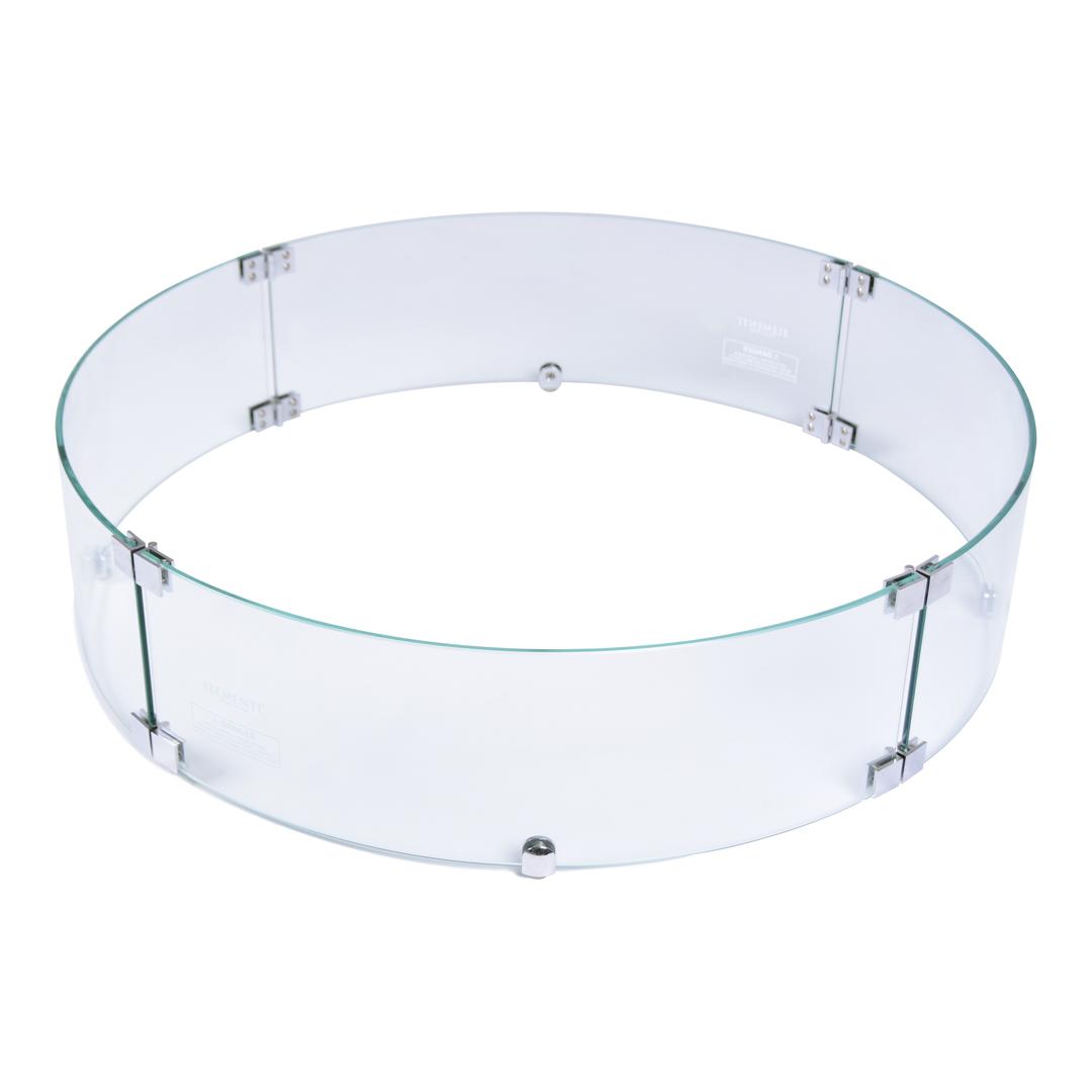 Elementi 25.2" Round Fire Pit Wind Screen