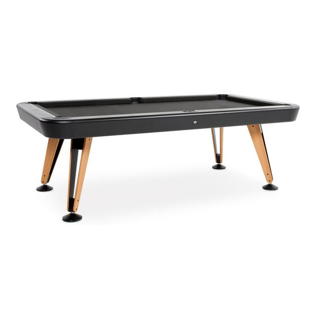 RS Barcelona Diagonal 7' Black/Carbon Outdoor Billiard Table