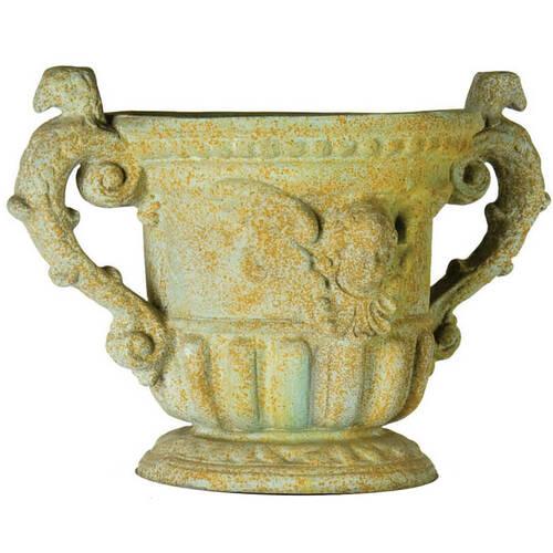 Capital Garden Queen Anne 17" Rounded Fiberglass Urn Planter