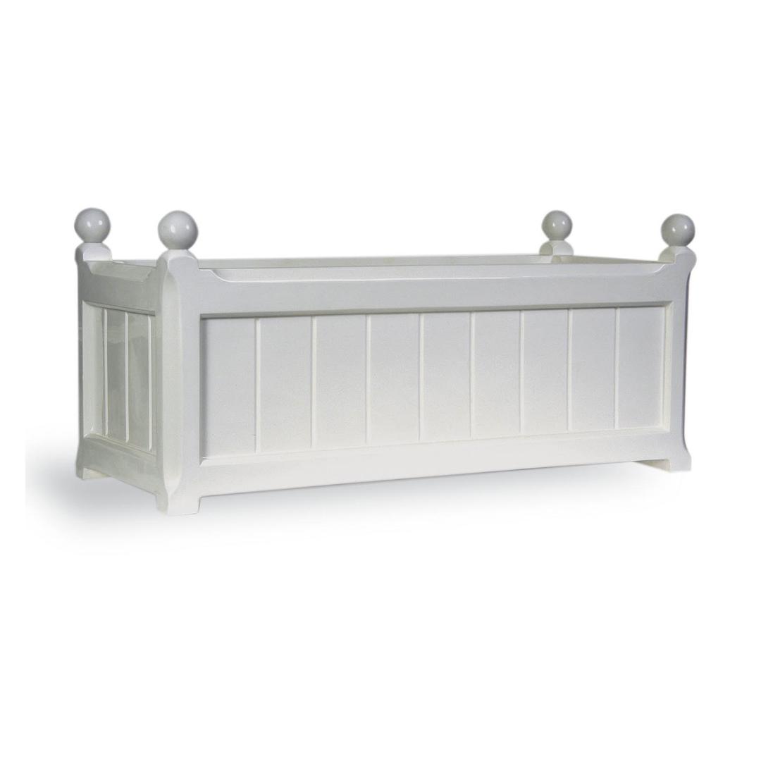 Capital Garden Windsor 36" Rectangular Fiberglass Trough Planter