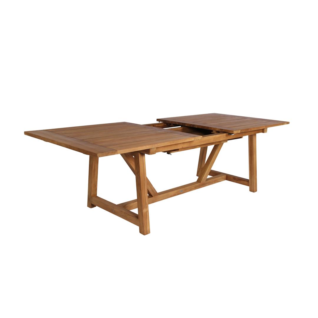Sika Design Teak George 79" - 110" Extending Rectangular Dining Table