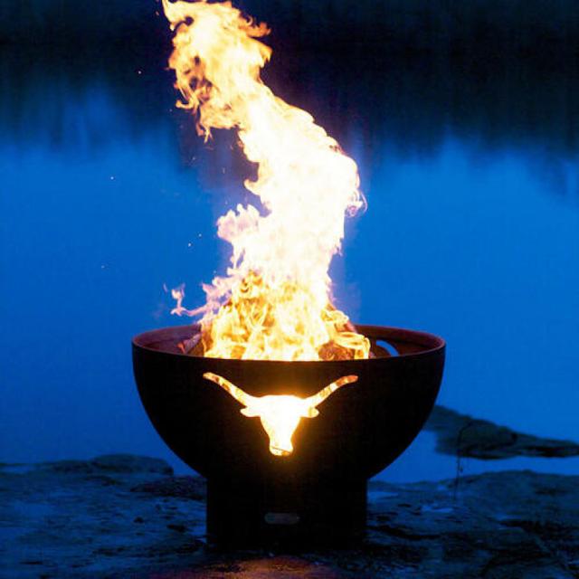 Fire Pit Art Longhorn 36&quot; Fire Pit