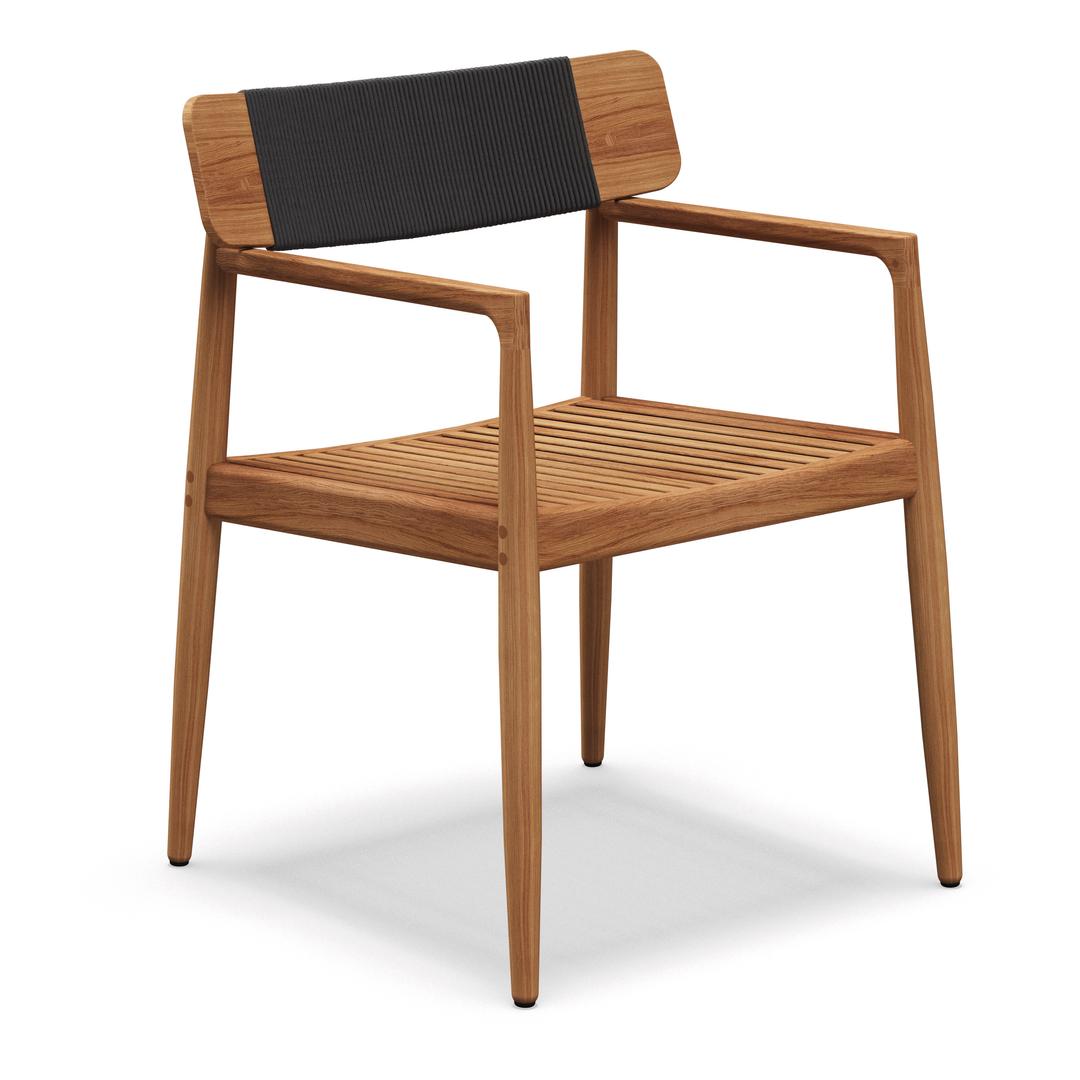 Gloster Archi Teak Dining Armchair