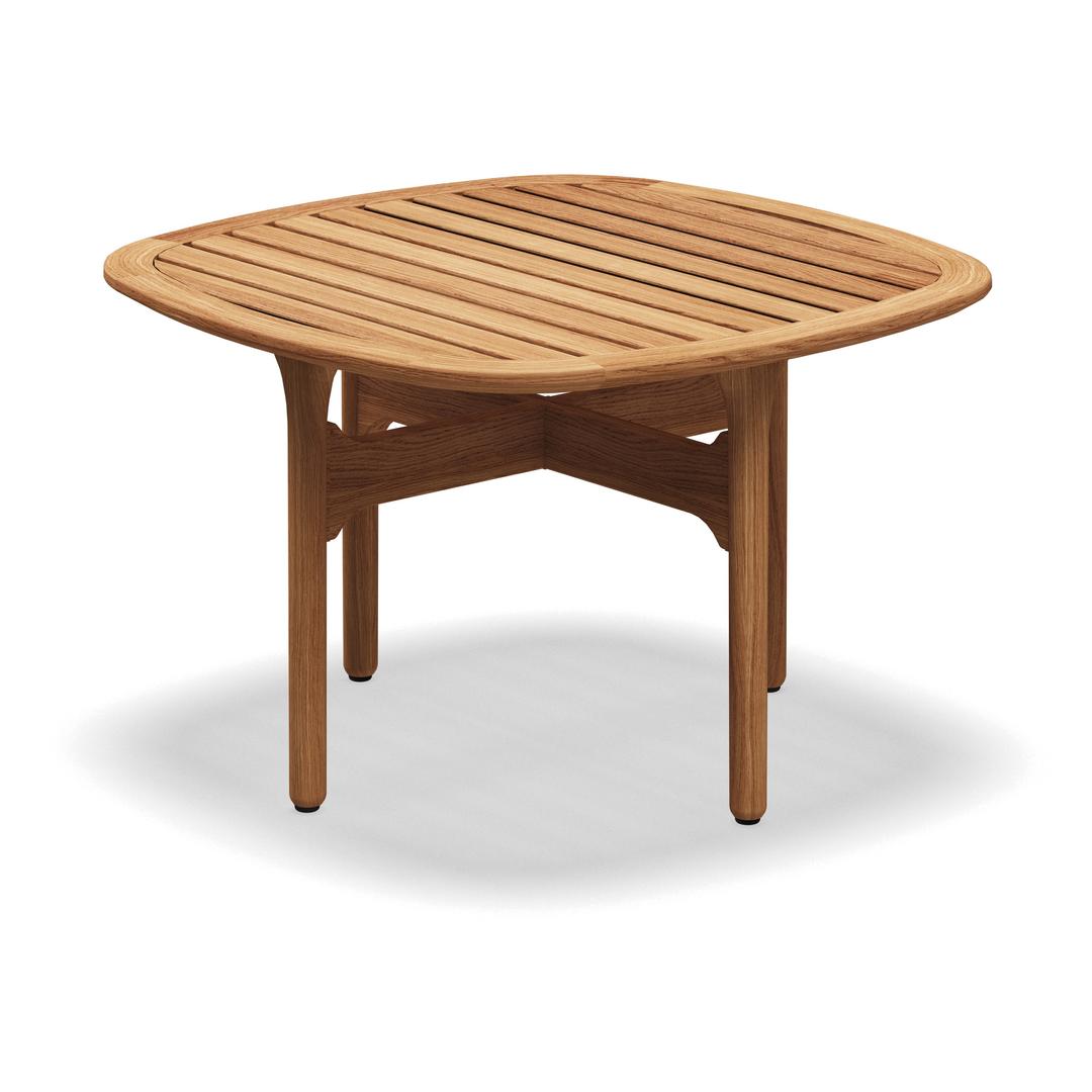 Gloster Bay 25" Teak Square Side Table