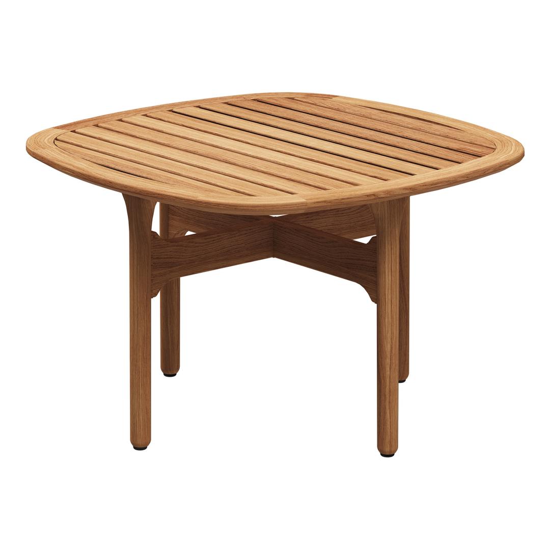 Gloster Bay 25" Teak Square Side Table