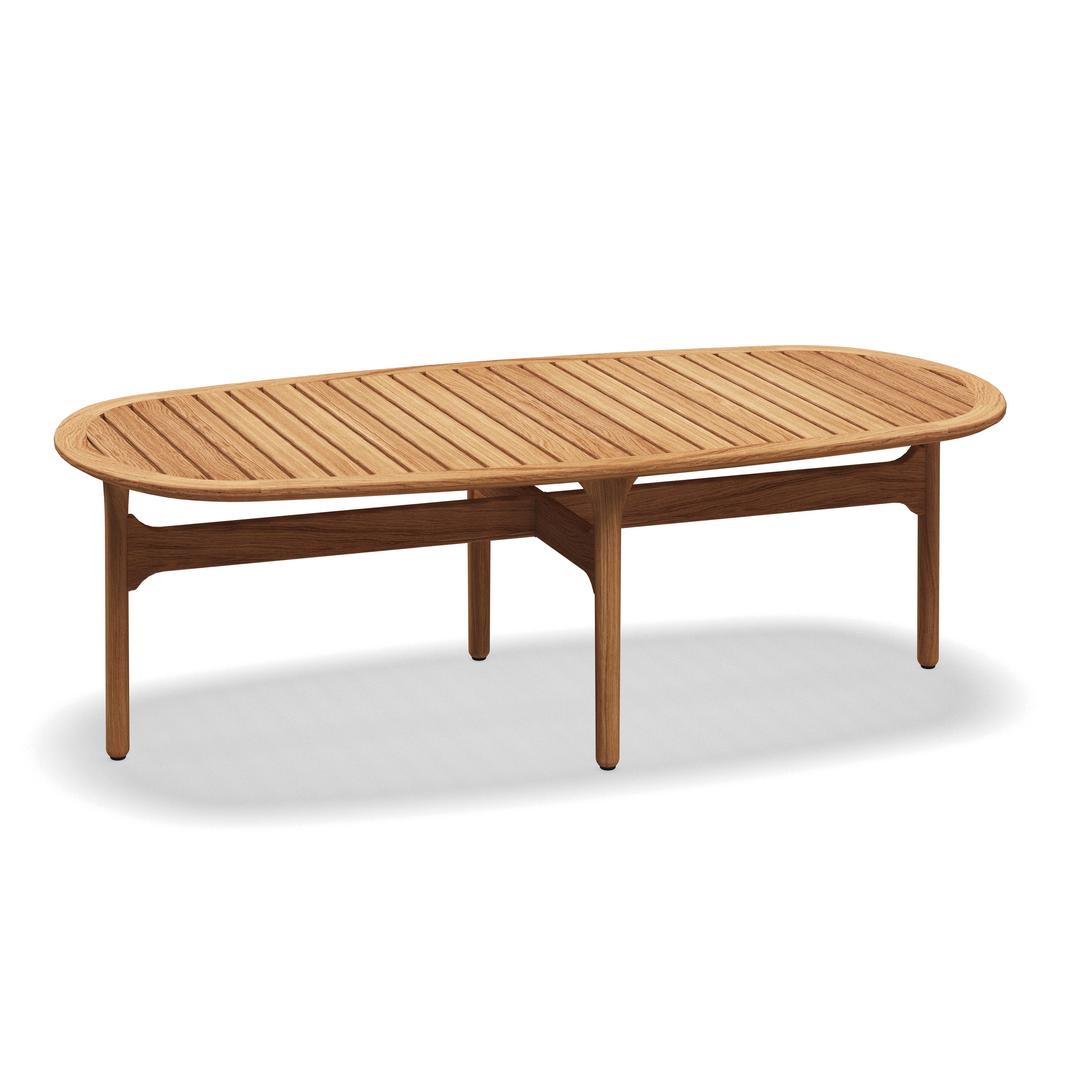 Gloster Bay 50" Teak Oval Coffee Table