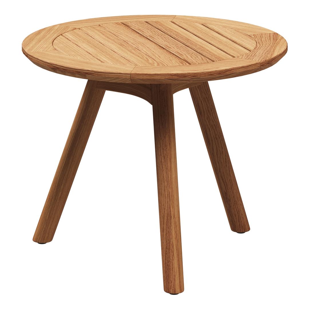 Gloster Dansk 20" Teak Round Side Table