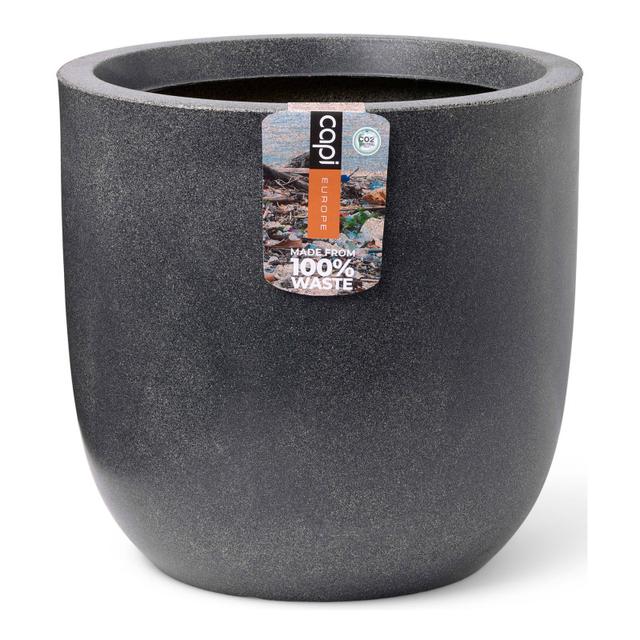 Capi Waste Smooth NL Ball Planter Pot - Terrazzo Grey