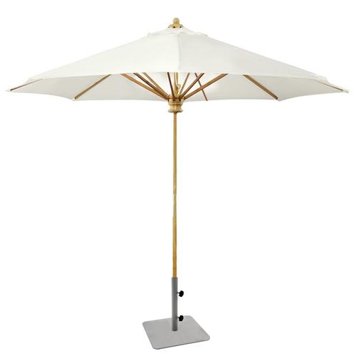 Kingsley Bate 9' Round Teak Market Patio Umbrella