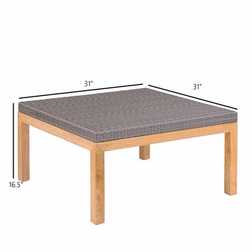 Kingsley Bate Azores Coffee Table - Dimensions Kingsley Bate Azores Coffee Table - Dimensions