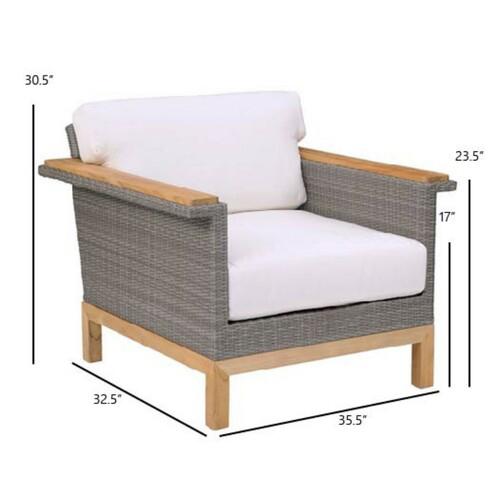 Kingsley Bate Azores Lounge Chair - Dimension Kingsley Bate Azores Lounge Chair - Dimension