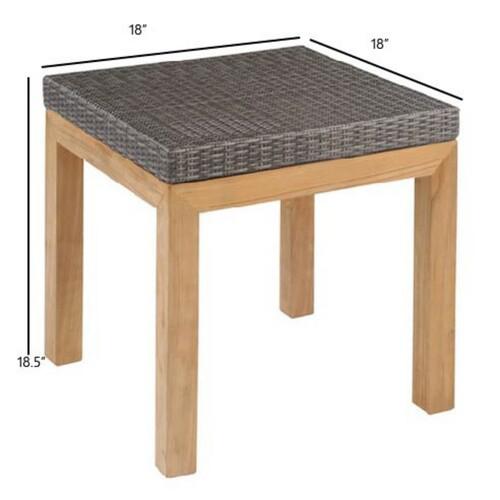 Kingsley Bate Azores Side Table - Dimension Kingsley Bate Azores Side Table - Dimension