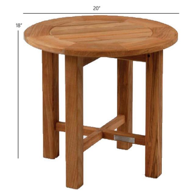 Kingsley Bate Essex 20&quot; Round Side Table