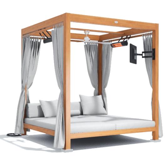 Tuuci Solanox Aluminum Cabana - Full Bed