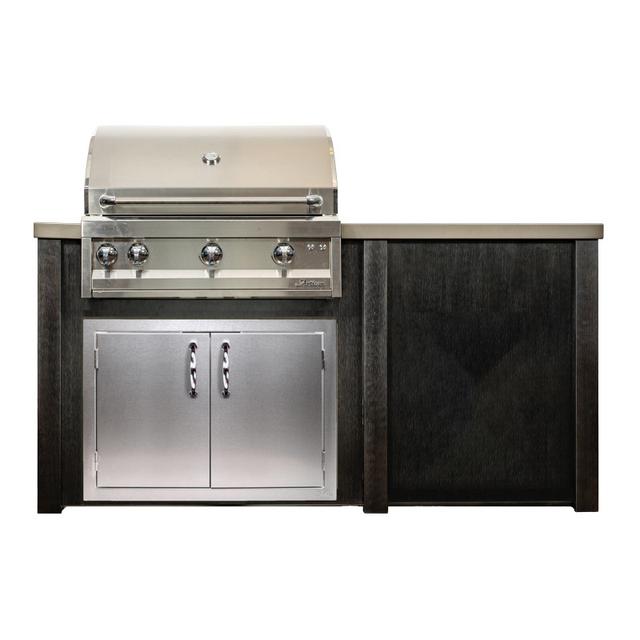 Outdoor Solutions 6' Outdoor Kitchen Island with 32&quot; Artisan Professional Grill