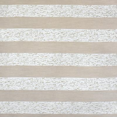 Silver State Dash Dot Stripe Tapioca Indoor/Outdoor Fabric