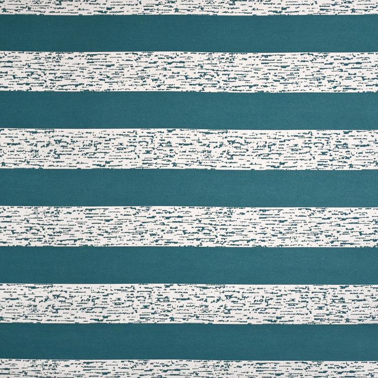 Silver State Dash Dot Stripe Teal Indoor/Outdoor Fabric
