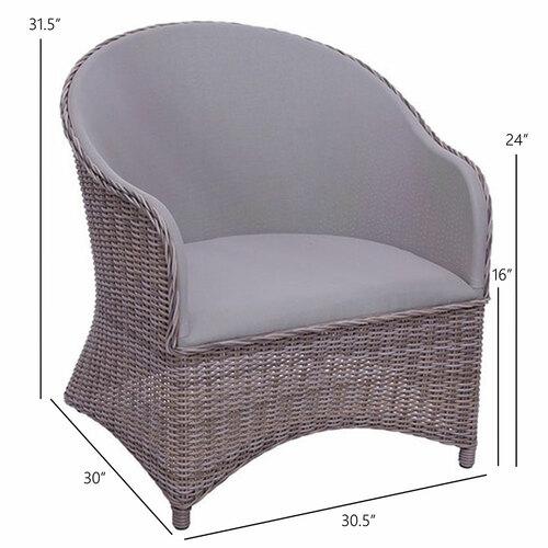 Kingsley Bate Milano Club Chair - Dimension Kingsley Bate Milano Club Chair - Dimension