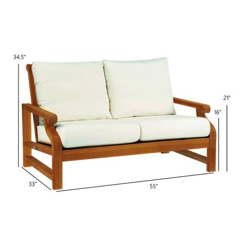 Kingsley Bate Nantucket Settee - Dimension Kingsley Bate Nantucket Settee - Dimension