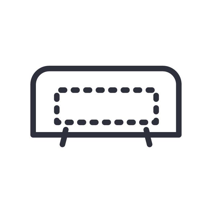 Kingsley Bate Frances Deep Seating Ottoman Protective Cover