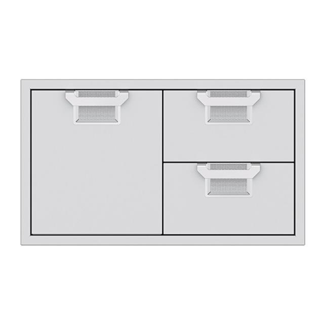 Hestan Aspire 36&quot; Double Drawer and Storage Door Combo