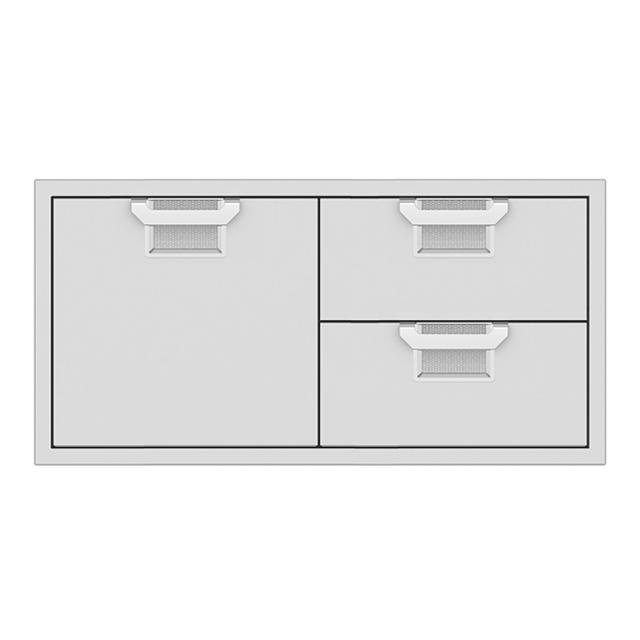 Hestan Aspire 42&quot; Double Drawer and Storage Door Combo