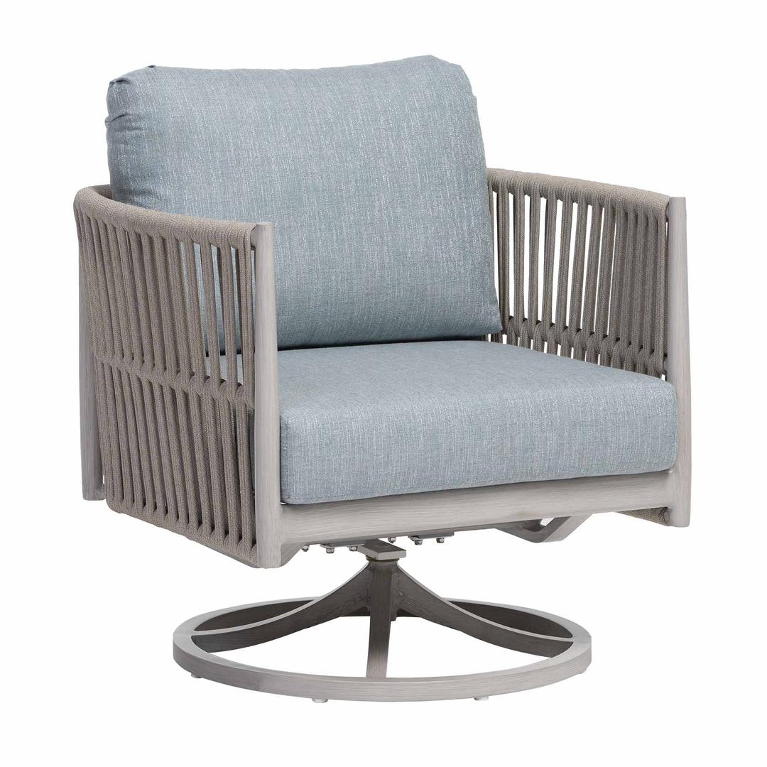 Ratana Lineas Aluminum Swivel Rocker Lounge Chair