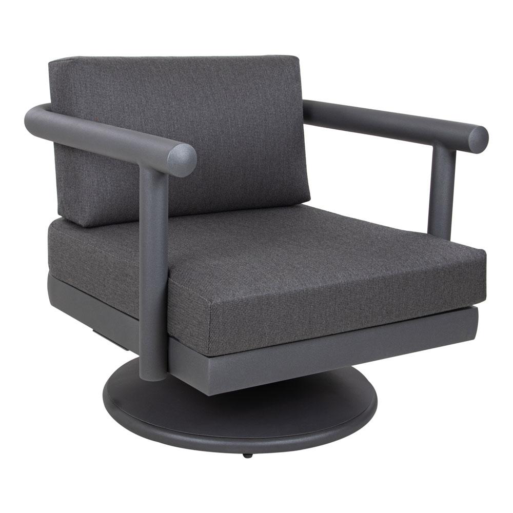 POVL Outdoor Vorso Aluminum Swivel Lounge Chair