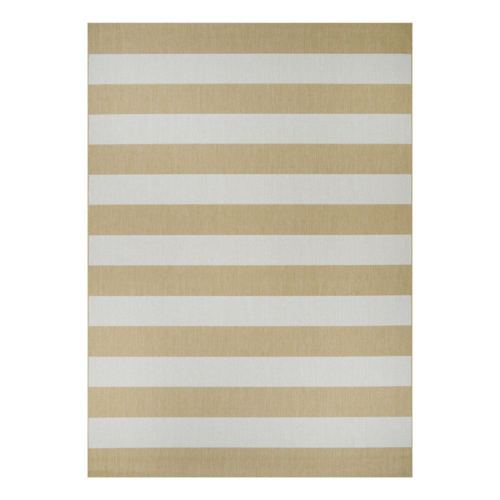 Couristan Afuera Yacht Club Butterscotch/Ivory Indoor/Outdoor Rug
