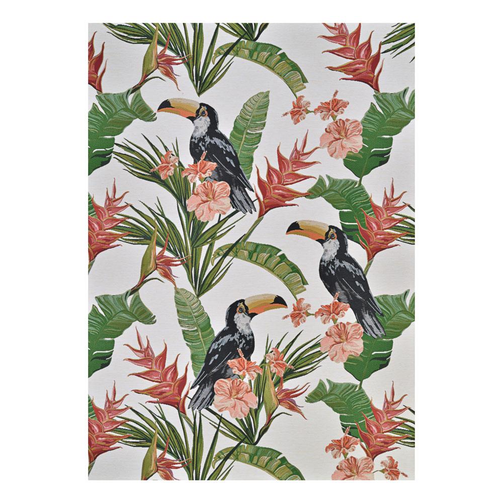 Couristan Dolce Toucans Ivory Indoor/Outdoor Rug