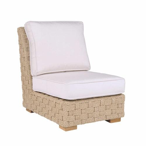 Kingsley Bate St. Barts Woven Armless Outdoor Sectional Unit