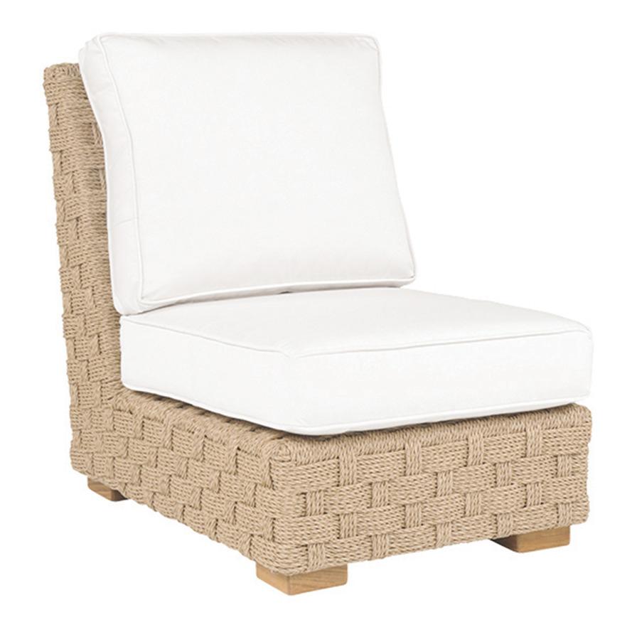 Kingsley Bate St. Barts Woven Armless Outdoor Sectional Unit