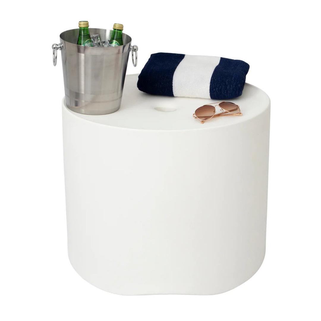 Floating Luxuries Kai 24" Polymer Round Side Table