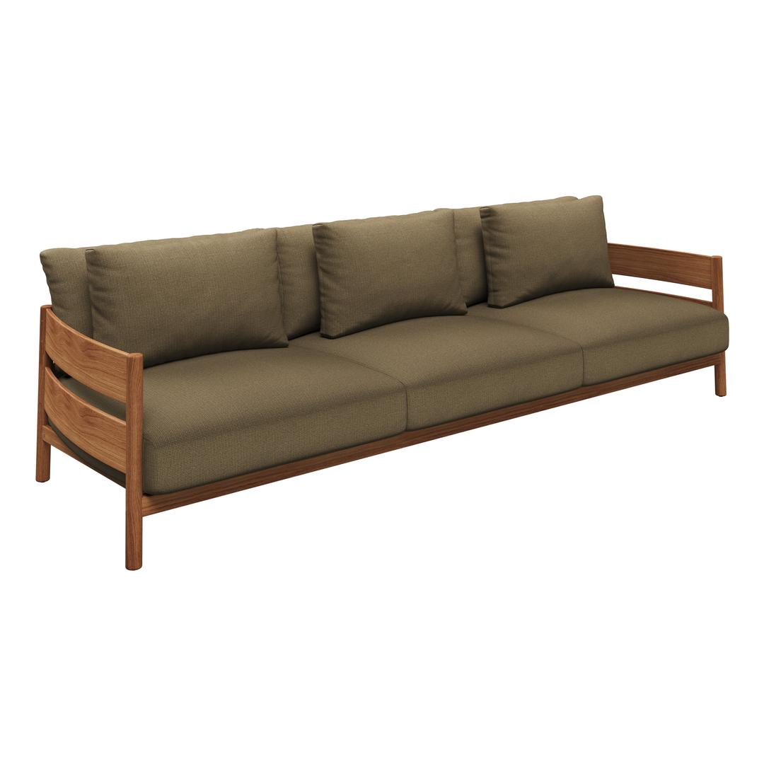 Gloster Haven 109" Teak Sofa