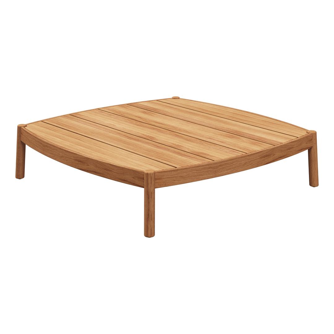 Gloster Haven 47" Teak Square Low Coffee Table