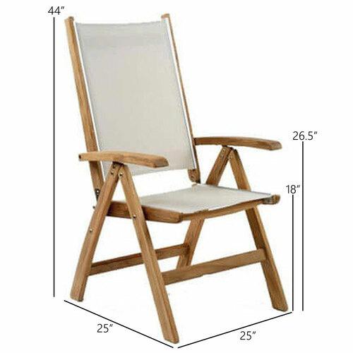 Kingsley Bate St. Tropez Adjustable Chair - Dimension Kingsley Bate St. Tropez Adjustable Chair - Dimension