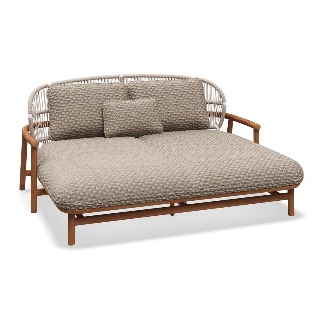 Gloster Fern Teak Low Back Outdoor Daybed