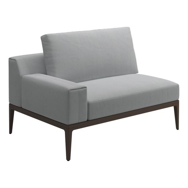 Gloster Grid Dining Sofa with Arms